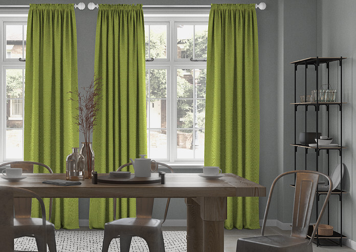 Nova, Lime - Made to Measure Curtains - Image 3
